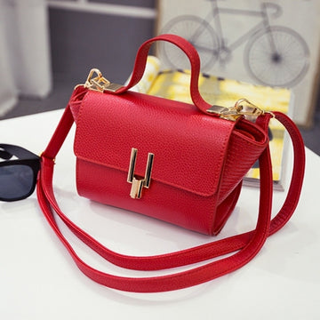 New Women Handbag Synthetic Leather Flap Bag Casual Party Soft Shoulder Bag Messenger Bag