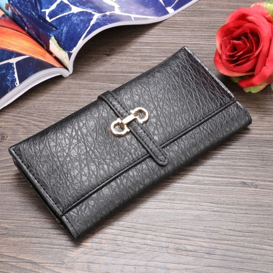 New Women Synthetic Leather Print Long Wallet Soft Casual OL Vintage Style Purse