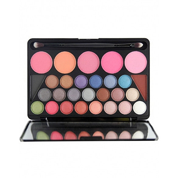 New Makeup Blusher Eyeshadow Palette Full Color Palette Beauty Eye Shadow Set