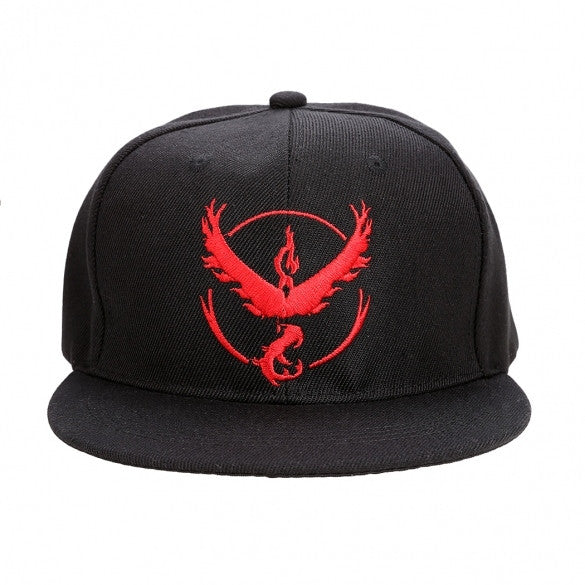 Pokemon GO Hot Fashion Unisex Men Women Embroidered Baseball Cap Snapback Flat Brimmed Cap