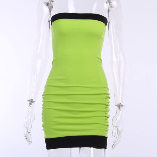 Petite Tube Tight Bodycon Short Dress