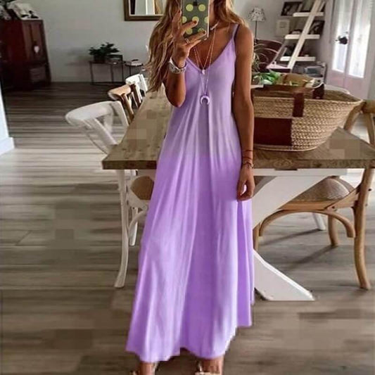 Boho Loose A Line Maxi Dress