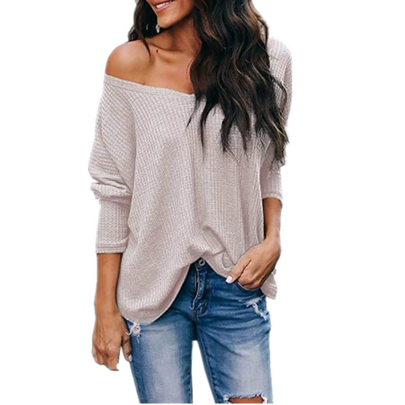 One Shoulder Loose Blouse