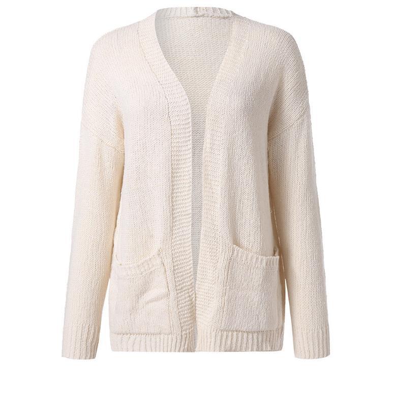 Oversized Cardigan Loose Textured Women Sweater