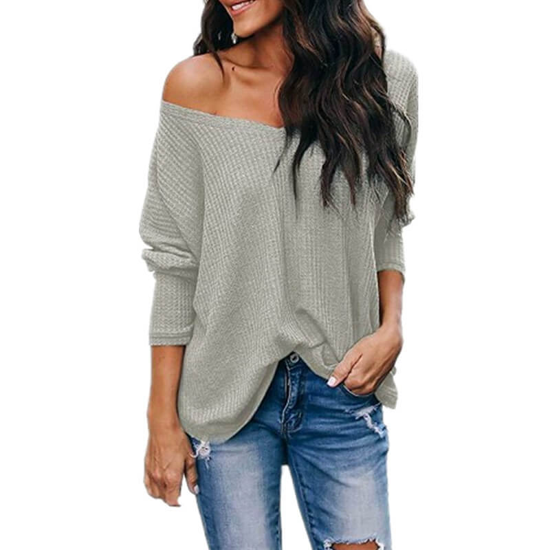 One Shoulder Loose Blouse