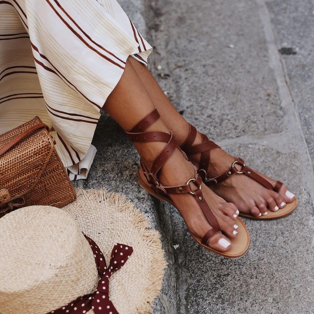 Red Strap Stiletto Suede Ankle High Heels