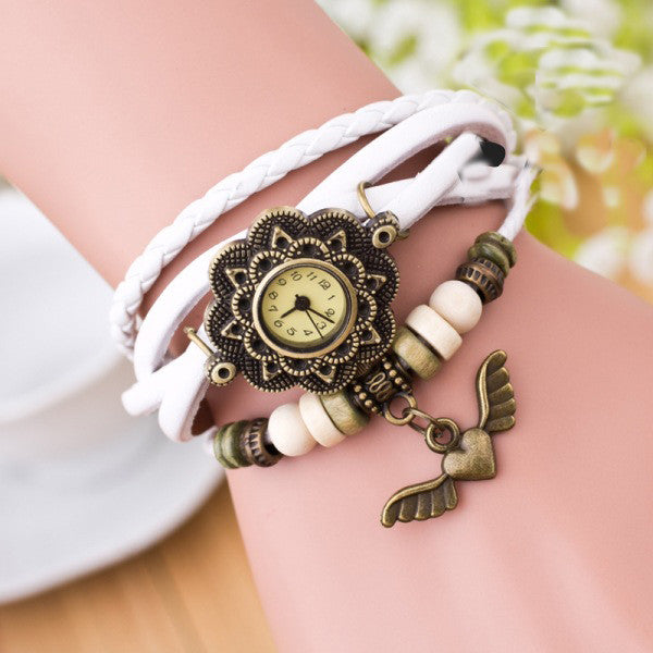 Heart With Wings Multilayer Watch