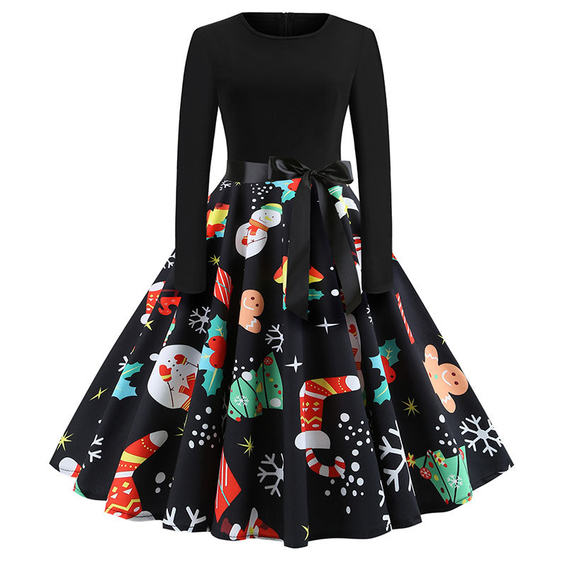 Plus Size Dress | Christmas Dress | Retro Dress