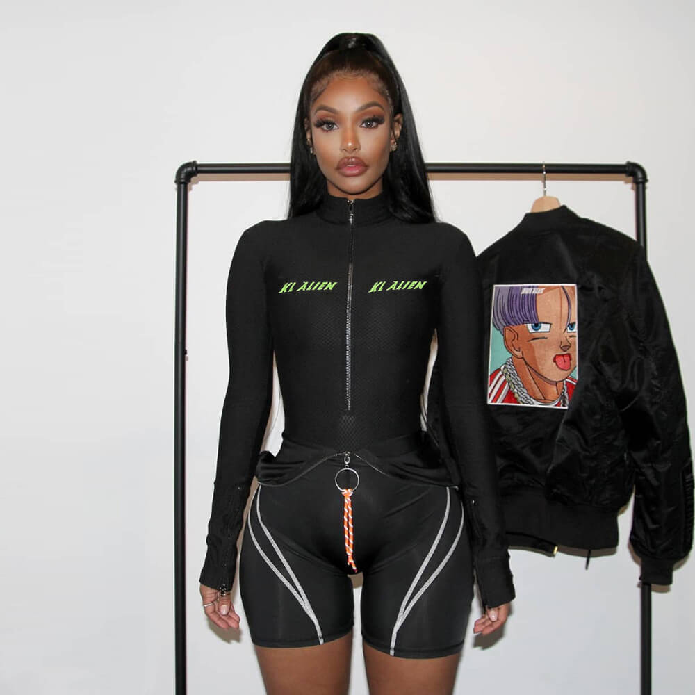 Black TurtleNeck Long Sleeves Bodysuits