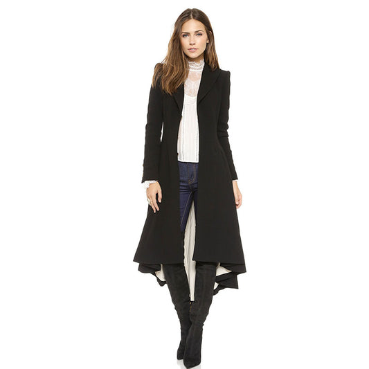 Black Wool Frock Coat