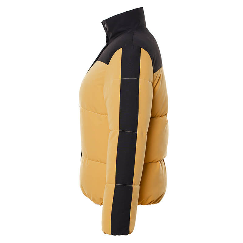 Turtleneck Colorblock Down Jacket