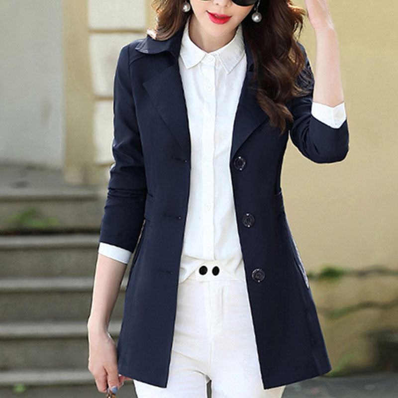 Plain OL Lapel With Wool Coat