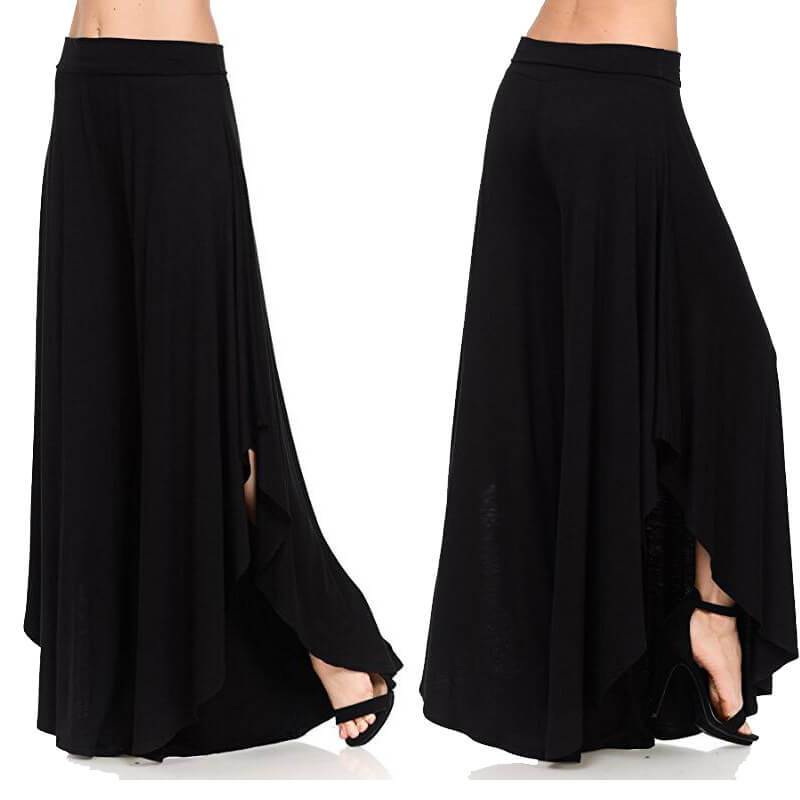 Wide Leg High Waist Loose Irregular Pants