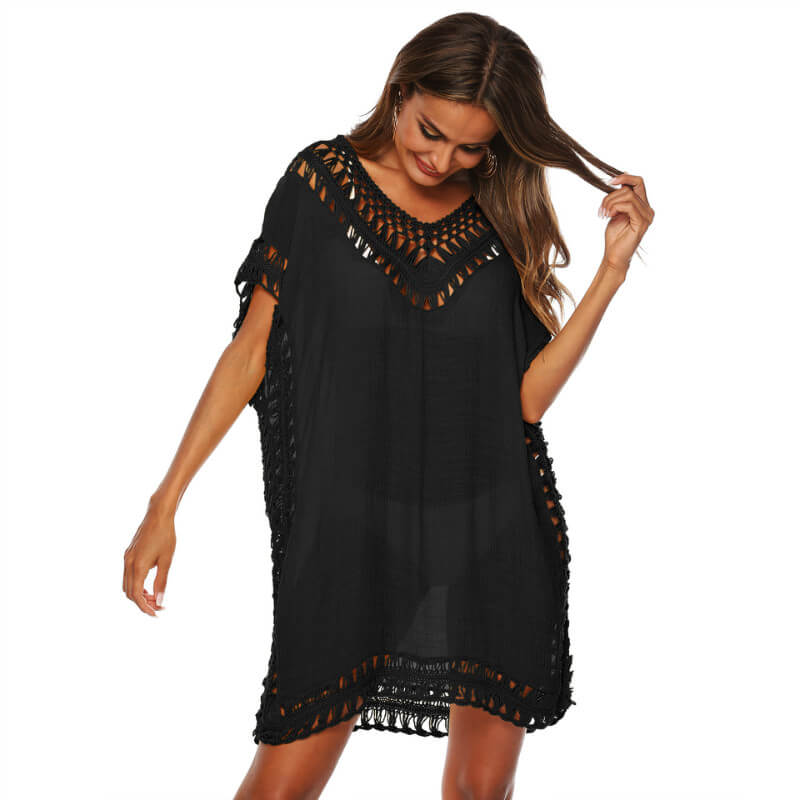 Hollow Out Short Beach Dress