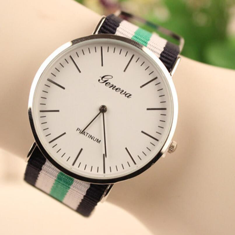 Simple Fashion Colorful Strap Watch