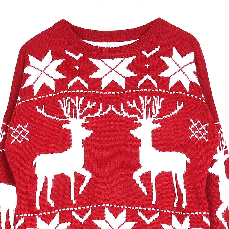 Christmas Tight Reindeer Sweater Dress