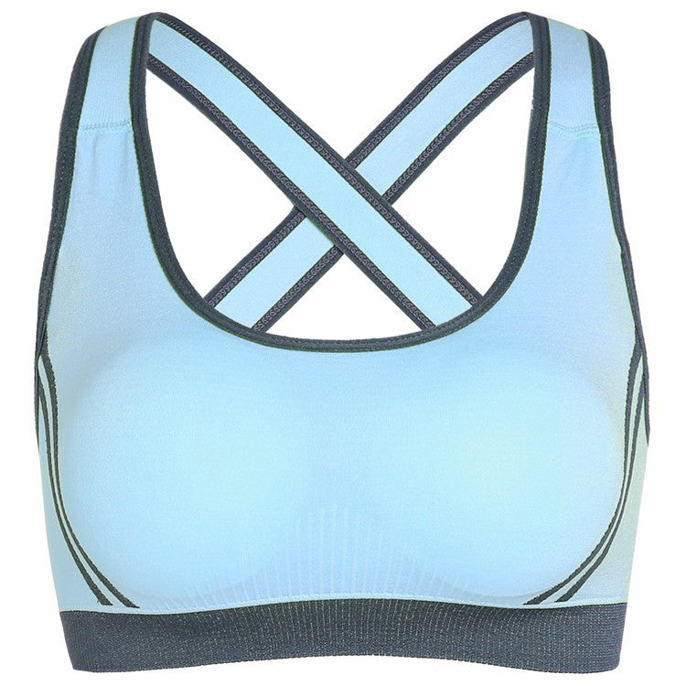 Sports Bra Candy Color Cutout Underwear Tank Tops