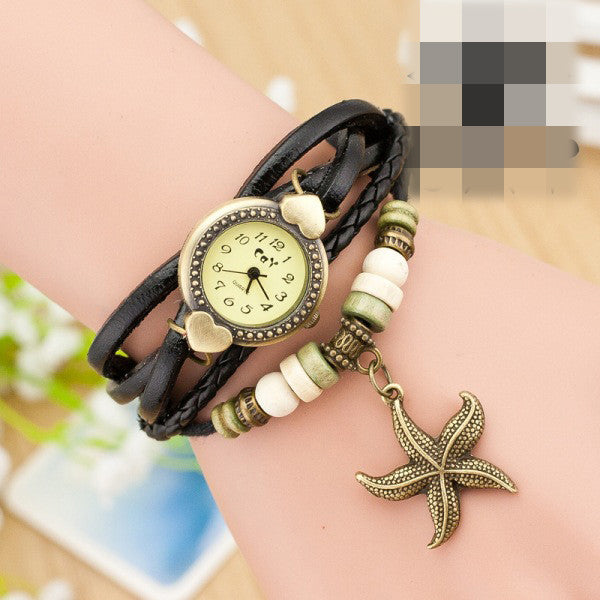 Love Starfish Bracelet Watch