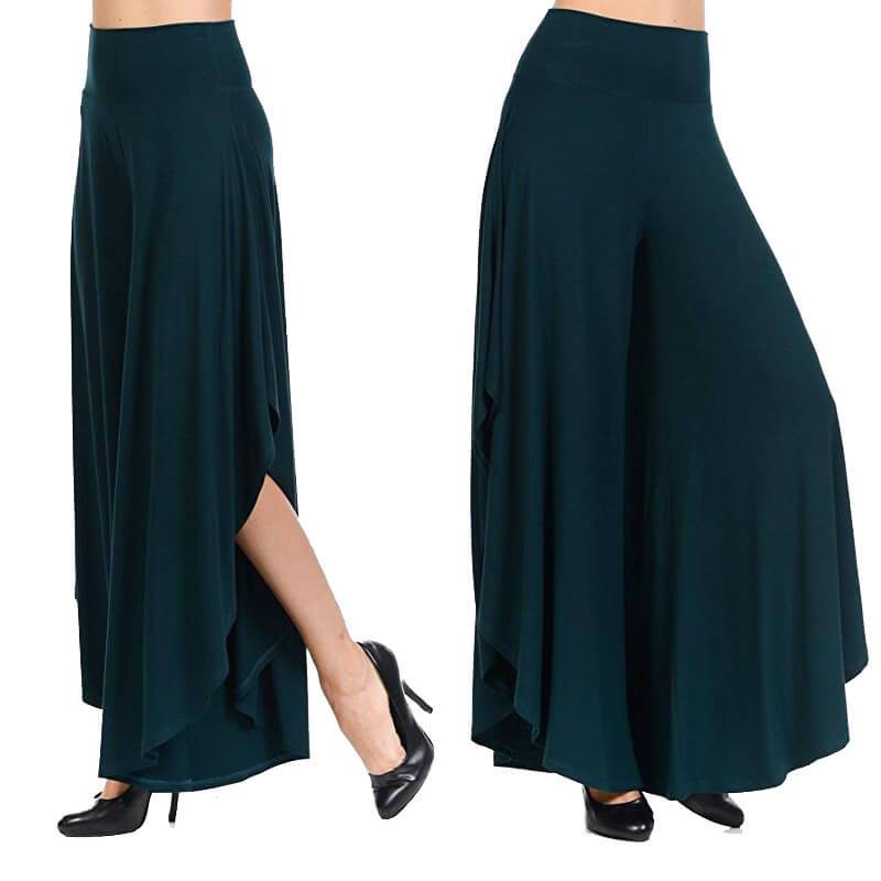 Wide Leg High Waist Loose Irregular Pants