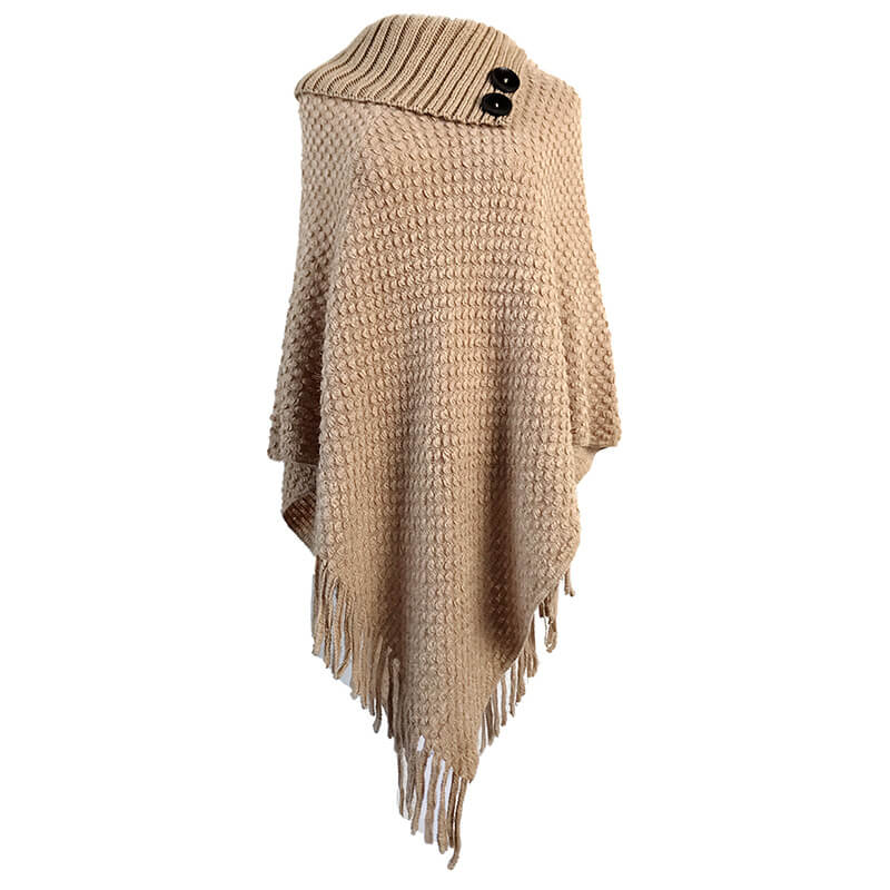 Tassel Loose Long Cape Sleeve Women Sweater