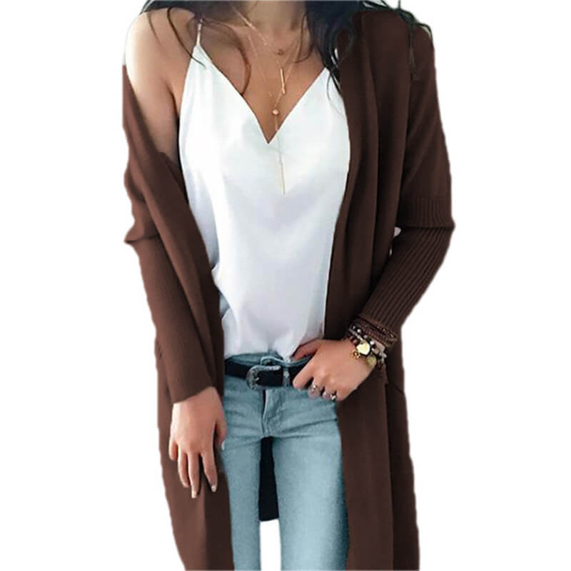 Pockets Oversized Long Cardigan Sweater