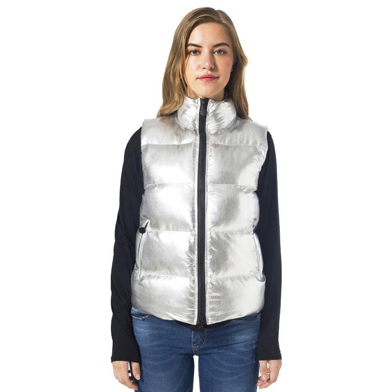 Silver Padded Gilet Jacket