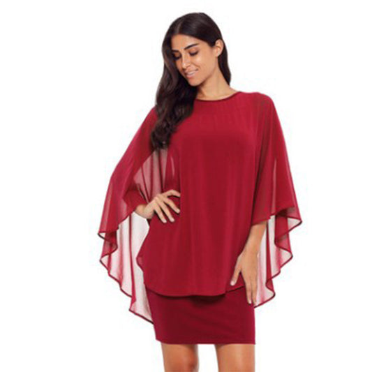 Summer Plus Size Chiffon Loose Dress